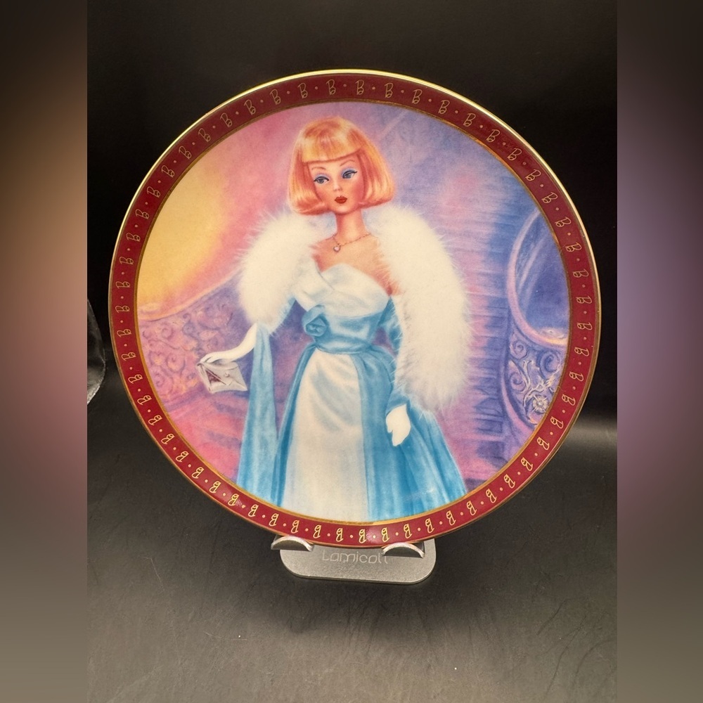 Barbie Debutante Ball Porcelain 1990 Collector Plate Morton Danbury Mint #G7860